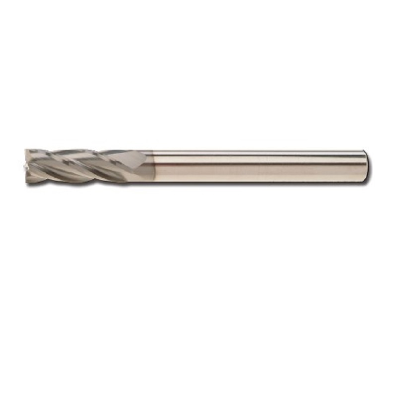End Mill .032" 4-Flute Single End Flat End Standard Length Solid Carbide - AD-98 Coating 
